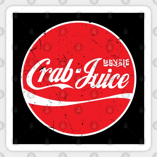 Crab Juice Coke v1 Sticker by Rock Bottom